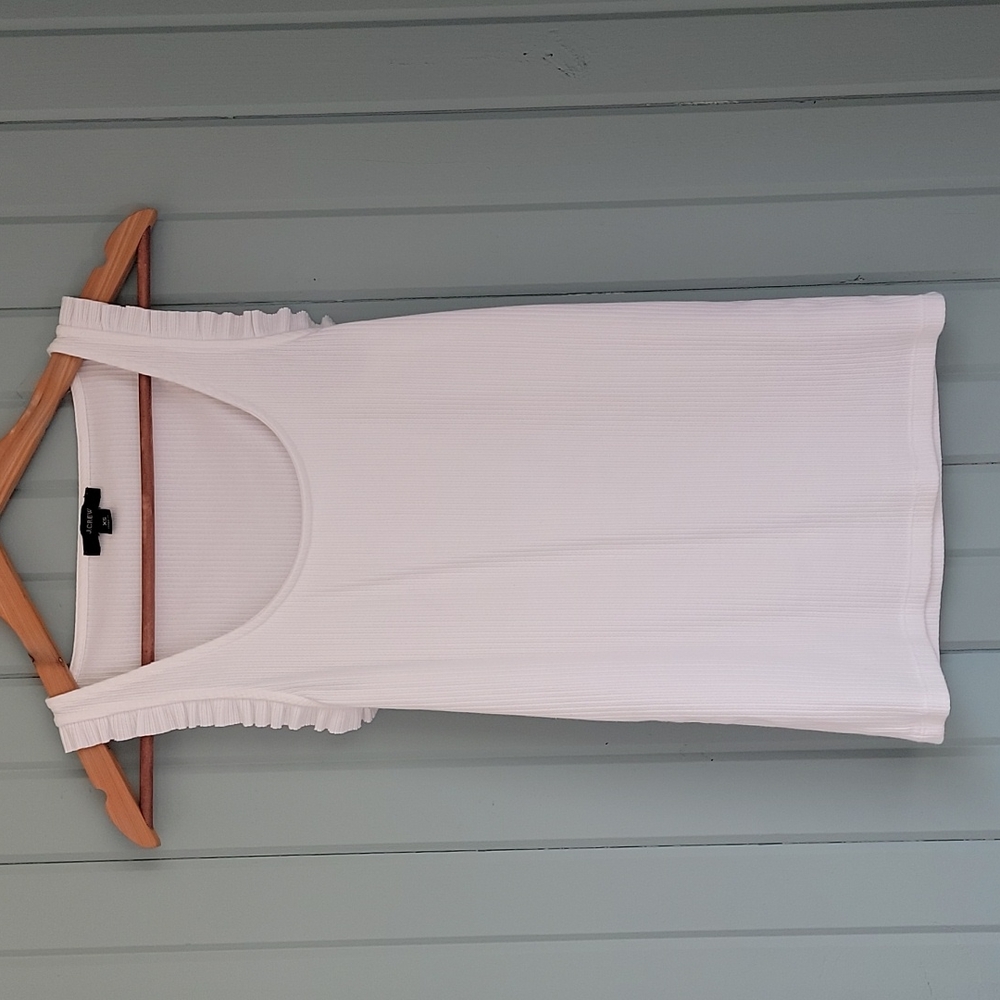 J Crew Ruffle sleeve tank top
